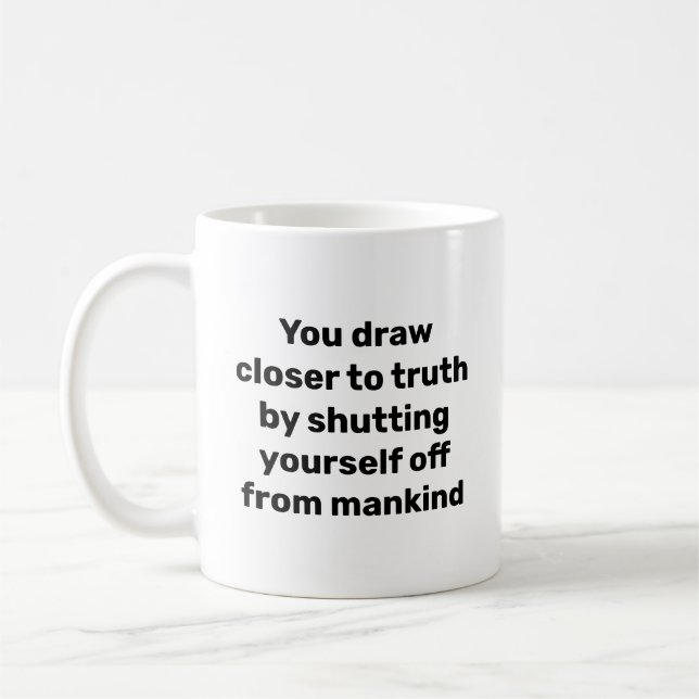 Taza De Café Cita de Canetti (Izquierda)