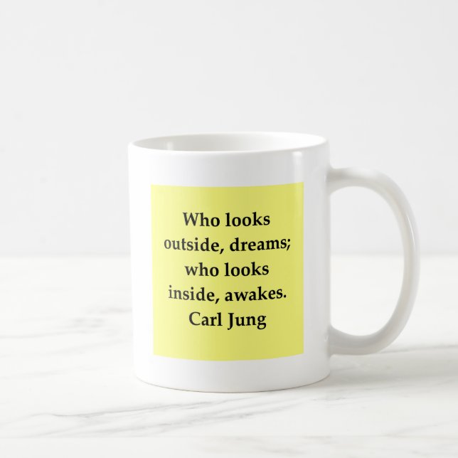 Taza De Café cita de Carl Jung (Derecha)