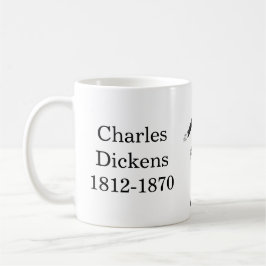 Taza De Café Cita de Charles Dickens en libros