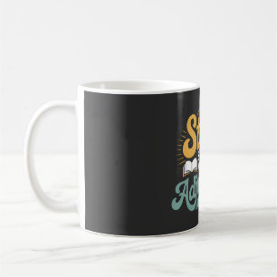 Taza De Café Cita de columna de motivación de estudiantes quiro