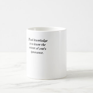 Taza De Café Cita de Confucio 13 - barrido del conocimiento