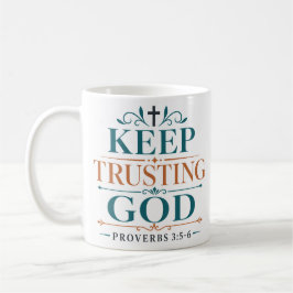 Taza De Café Cita de devocional matutino Mantén la confianza en