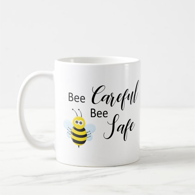 Taza De Café Cita de distanciamiento social sea segura (Izquierda)