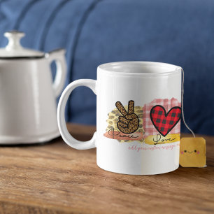 Taza De Café Cita de El día de San Valentín de Raza de Perro Ma