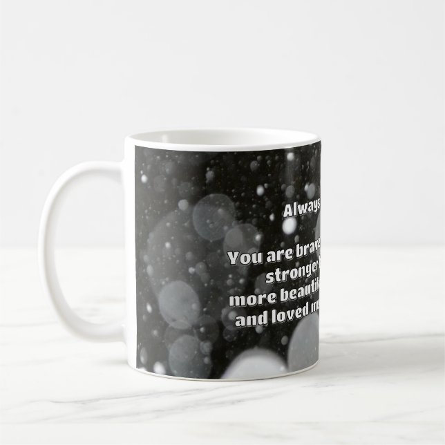 Taza De Café Cita de Empath Bravery Positive Animation (Izquierda)