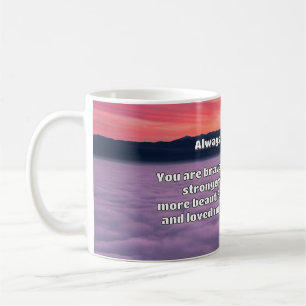 Taza De Café Cita de Empath Bravery Positive Animation