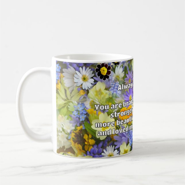 Taza De Café Cita de Empath Bravery Positive Animation (Izquierda)