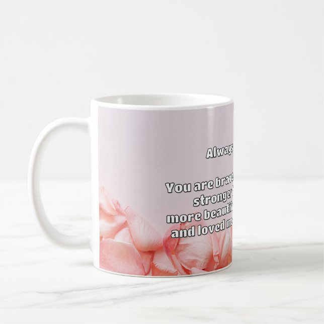 Taza De Café Cita de Empath Bravery Positive Animation (Izquierda)