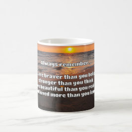 Taza De Café Cita de Empath Bravery Positive Animation