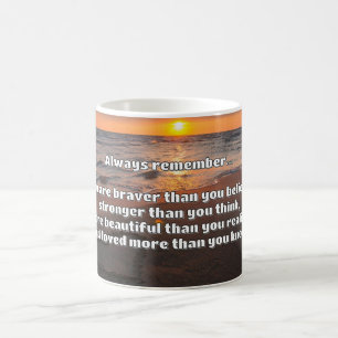 Taza De Café Cita de Empath Bravery Positive Animation