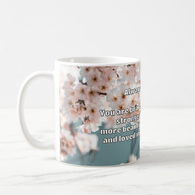 Taza De Café Cita de Empath Bravery Positive Animation (Izquierda)