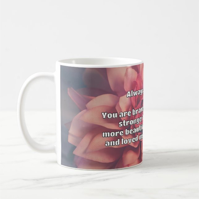 Taza De Café Cita de Empath Bravery Positive Animation (Izquierda)