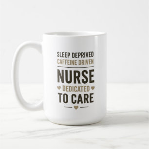 Taza De Café Cita de enfermera privada de sueño y estimulada po