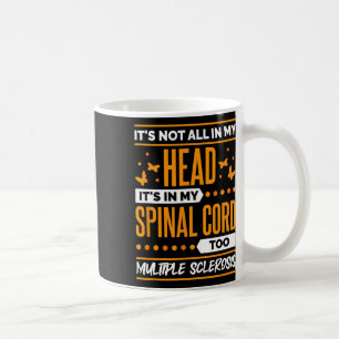 Taza De Café Cita De Esclerosis Para Concienciación De La Señor