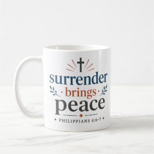 Taza De Café Cita de esperanza de las Escrituras que trae paz a