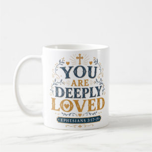 Taza De Café Cita de Esperanza Matutina 'Eres Profundamente Ama