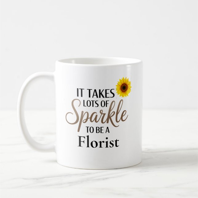 Taza De Café Cita de espuma para el florista (Izquierda)