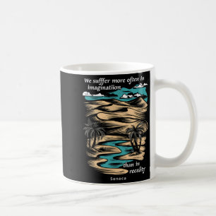 Taza De Café Cita de estoicismo de filósofo estoico Seneca Guay