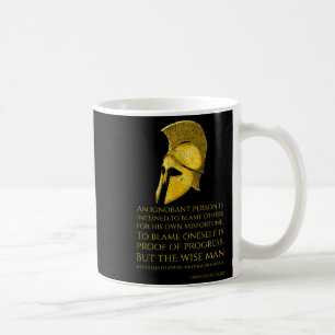 Taza De Café Cita de Filosofía Estólica de Marcus Aurelius - Ro