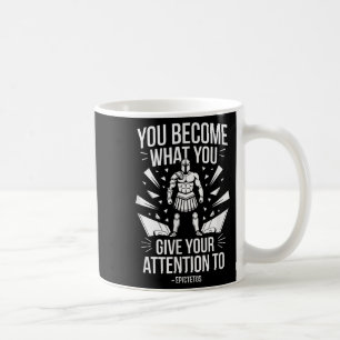 Taza De Café Cita de fuerza mental Epicteto estérico Hombres
