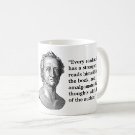 Taza De Café Cita de Goethe para los lectores
