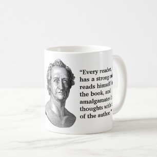 Taza De Café Cita de Goethe para los lectores
