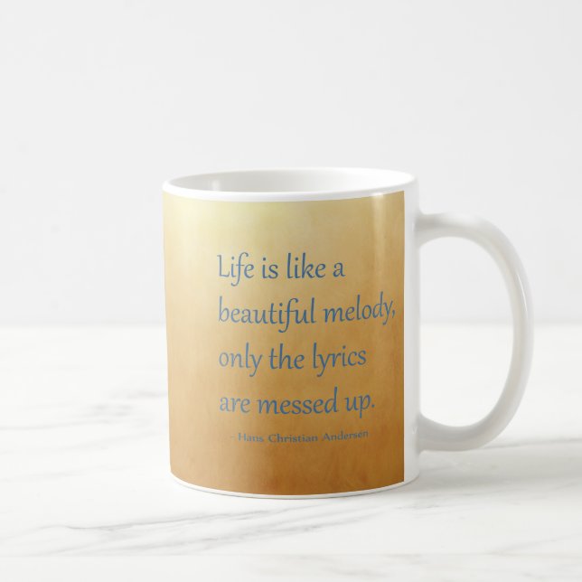 Taza De Café Cita de Hans Christian Andersen (Derecha)