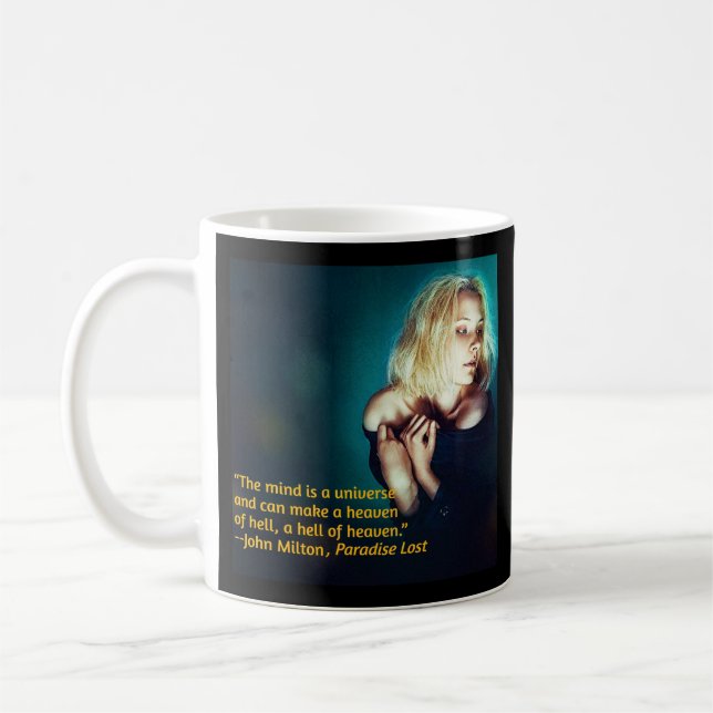 Taza De Café Cita de John Milton (Izquierda)