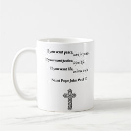 Taza De Café cita de John Paul II