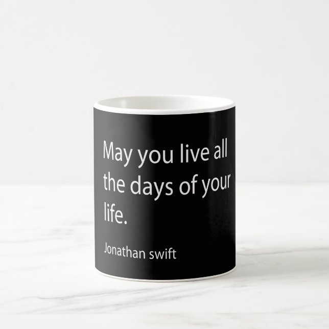 Taza De Café Cita de Jonathan Swift (Centro)