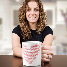 Taza De Café Cita de la Biblia 1 Corinthians 13 Diseño de arte 