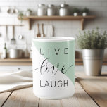 Taza De Café Cita de la Casa de la Moneda de la Motivación Posi<br><div class="desc">Cita de la Casa de la Moneda de la Motivación Positiva del Amor Vivo</div>