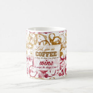 Taza De Café Cita de la diversión del vino del café