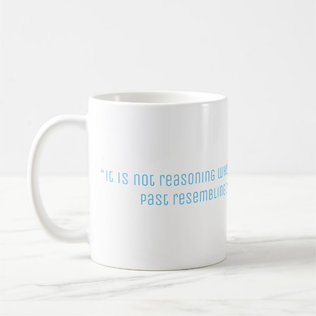 Taza De Café Cita de la filosofía de Hume (Izquierda)