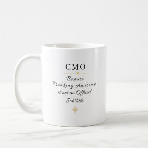 Taza De Café Cita de la Oficina del Director de Marketing