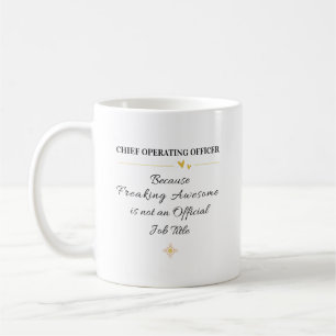 Taza De Café Cita de la Oficina del Director de Operaciones