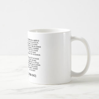 Taza De Café Cita de la teoría del Haystack de la aguja de