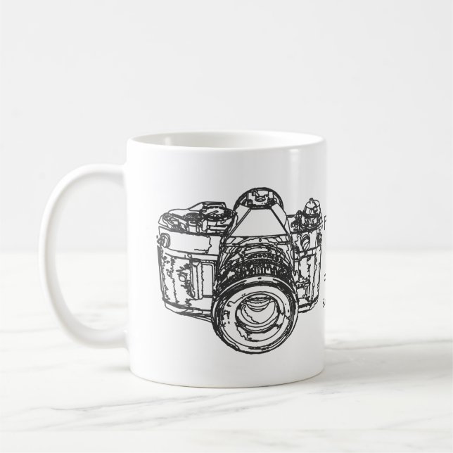 Taza De Café Cita de la vida es como una cámara (Izquierda)