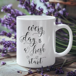 Taza De Café Cita de la vida inspiradora café personalizado