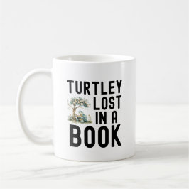 Taza De Café Cita de lectura divertida de libro de tortugas