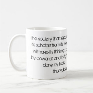 Taza De Café Cita de los escolares y de los guerreros por