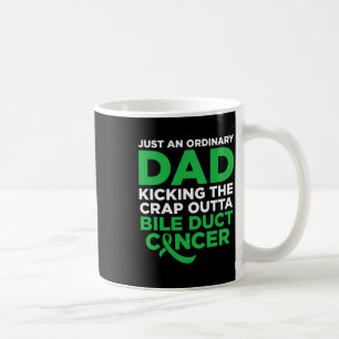 Taza De Café Cita de luchador contra el cáncer de conducto bili