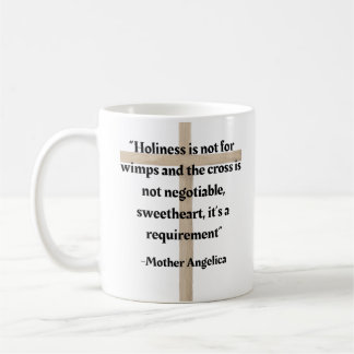 Taza De Café Cita de Madre Angélica Holiness