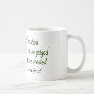 Taza De Café Cita de Mahatma Gandhi