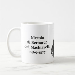 Taza De Café Cita de Maquiavelo sobre el intelecto