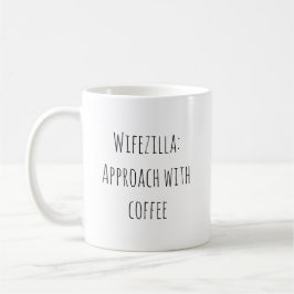 Taza De Café Cita de matrimonio de una esposa divertida