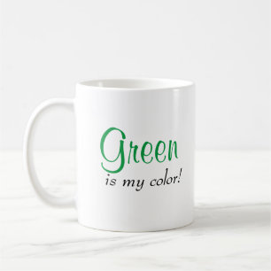 Taza De Café Cita de Mi Color Verde Lindo