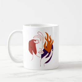 Taza De Café Cita de motivación de fuerte de fuego interno de m