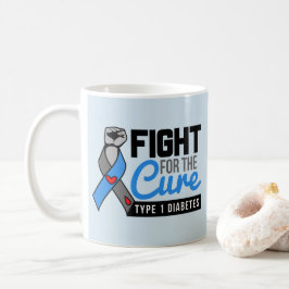 Taza De Café Cita de motivación de la diabetes del tipo 1 -
