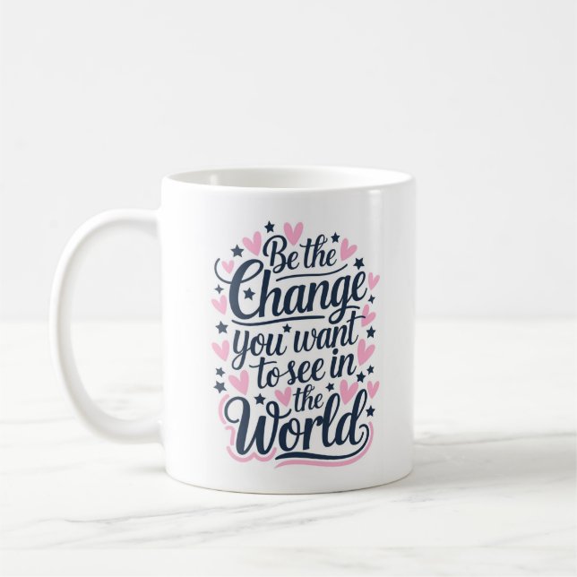 Taza De Café Cita de motivación Mug (Izquierda)